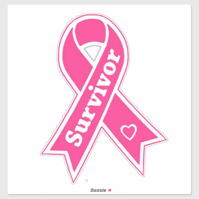 Breast Cancer Awareness Custom-Cut Vinyl Stickers (Sheet)