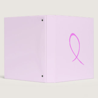 Breast Cancer Awareness Customizable Binder