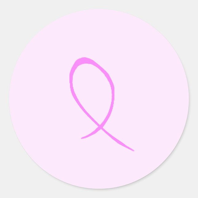 Breast Cancer Awareness Customizable Sticker (Front)
