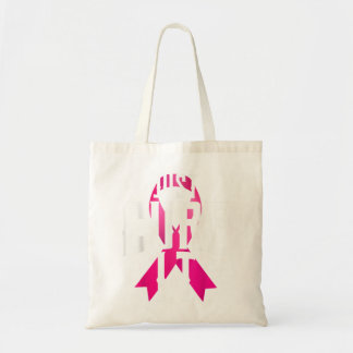 Breast cancer awareness cute women's just cure it tote bag