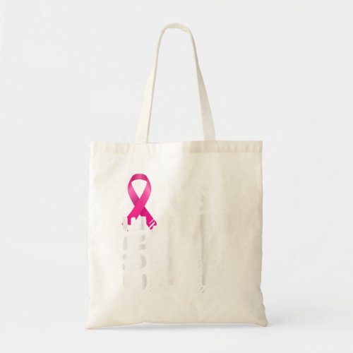Breast cancer awareness cute womens just cure it tote bag