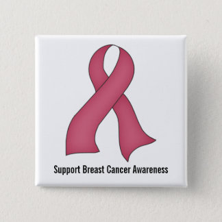 Breast Cancer Awareness (dark pink) Button
