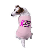 Breast Cancer Awareness Dog Tee (Back)