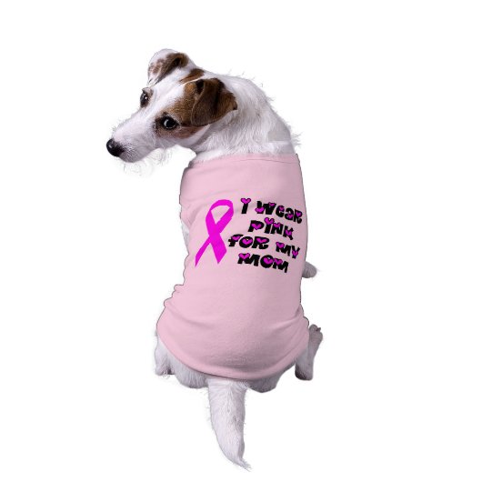 Breast Cancer Awareness Dog Tee (Back)