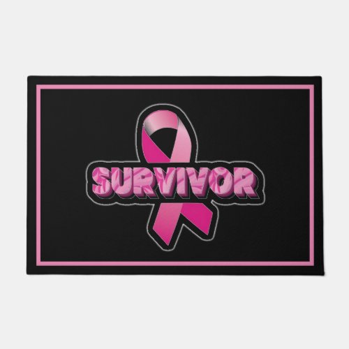 Breast Cancer Awareness Doormat