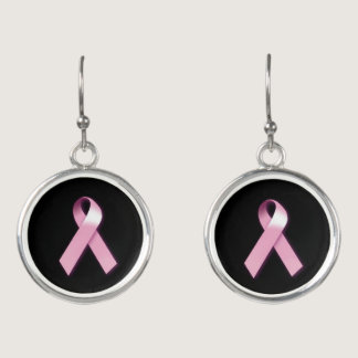 Breast Cancer Awareness Drop Earrings