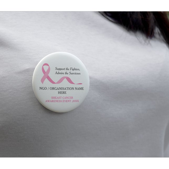 Breast Cancer Awareness Event Promotional  Button (Creator Uploaded)