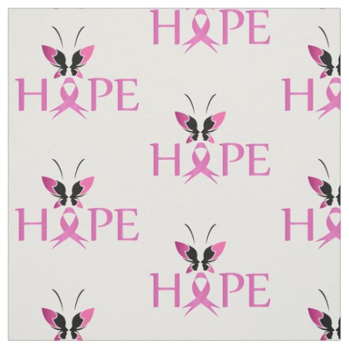 Breast cancer awareness fabric