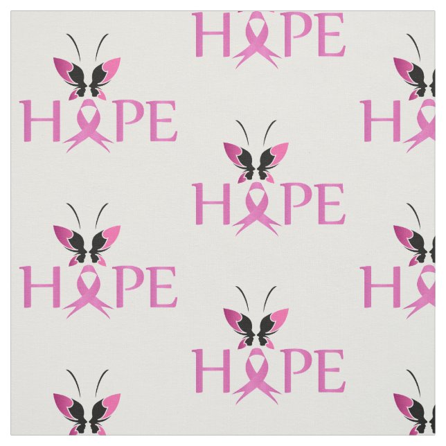 Breast cancer awareness fabric (Swatch)