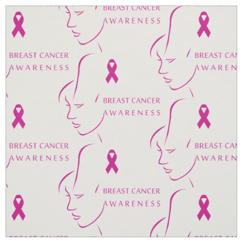 Breast cancer awareness fabric