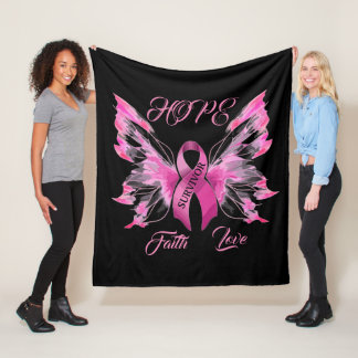 Breast Cancer Awareness  Fleece Blanket