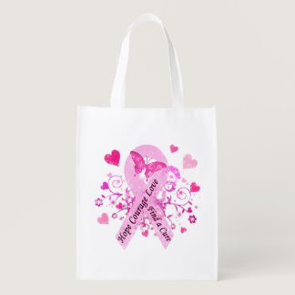 Breast Cancer Awareness Grocery Bag