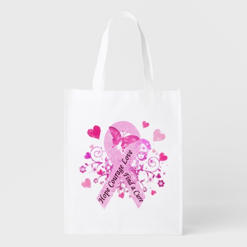 Breast Cancer Awareness Grocery Bag