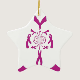 Breast Cancer Awareness Hakuna Matata Latest Breas Ceramic Ornament