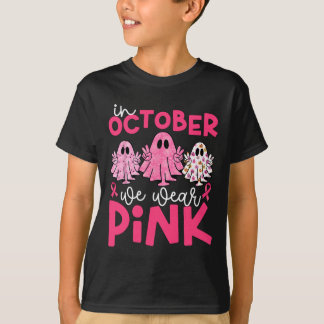 Breast Cancer Awareness Halloween In October We We T-Shirt