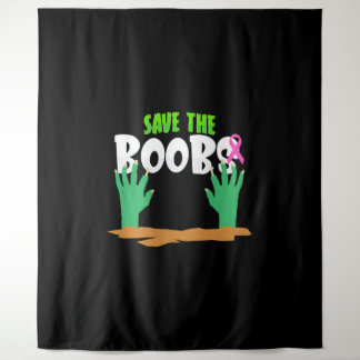 Breast Cancer Awareness Halloween Tapestry