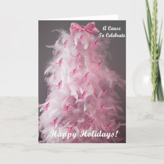 Breast Cancer Awareness Holiday Card
