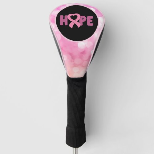 Breast Cancer Awareness  HOPE Golf Head Cover