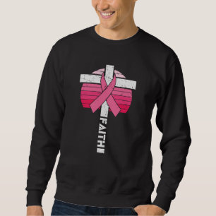 Breast Cancer Awareness Hope Strength Christian Sweatshirt