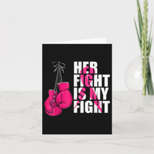 Breast Cancer Awareness Husband Support Squad Card
