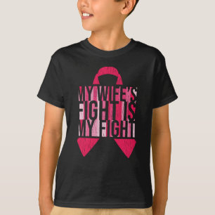 Breast Cancer Awareness Husband Wife Fight Support T-Shirt