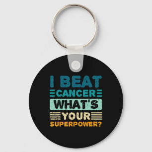 Breast Cancer Awareness I Beat Cancer What's Your Keychain
