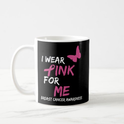 Breast Cancer Awareness I Wear K For Me Ribbon Coffee Mug