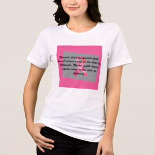 Breast Cancer Awareness in Colorado T-shirt  Tri-Blend Shirt