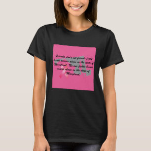 Breast Cancer Awareness in Maryland T-shirt 