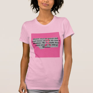 Breast Cancer Awareness in Montana T-shirt