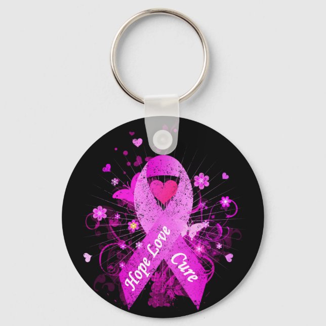 Breast Cancer Awareness Keychain (Front)
