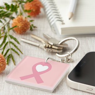 Breast Cancer Awareness Keychain