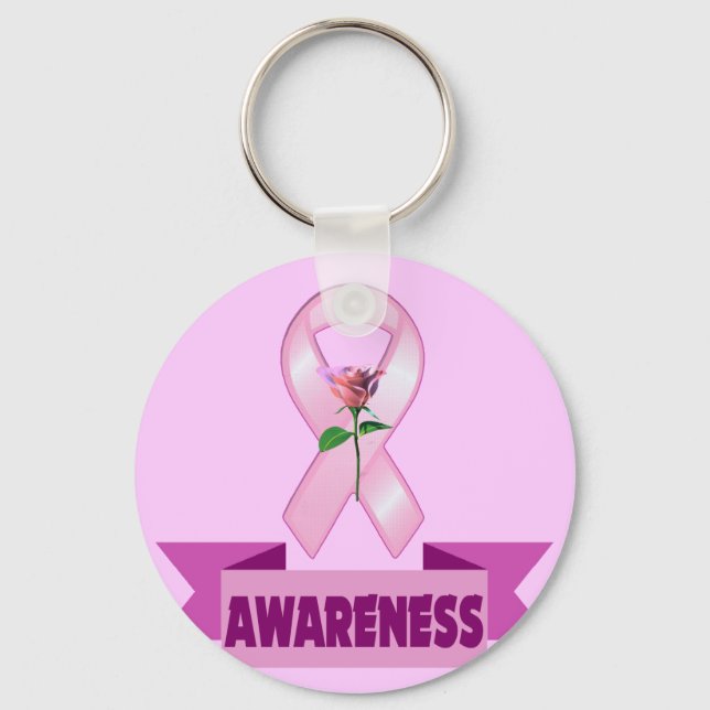 Breast Cancer Awareness Keychain (Front)