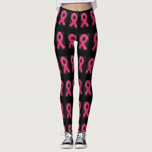 Breast Cancer awareness leggings