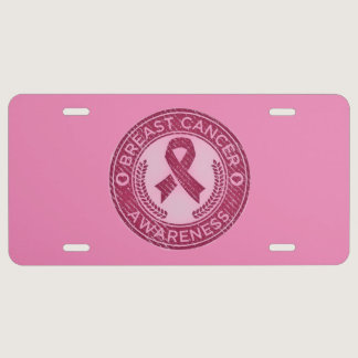 Breast Cancer Awareness License Plate