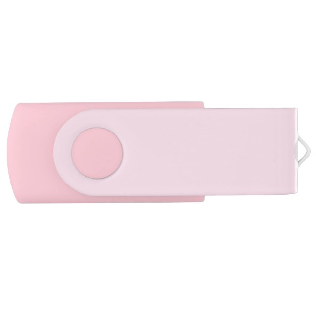 Breast cancer awareness light pink cute flash drive (Front)