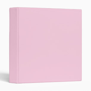 Breast cancer awareness light pink plain cute 3 ring binder