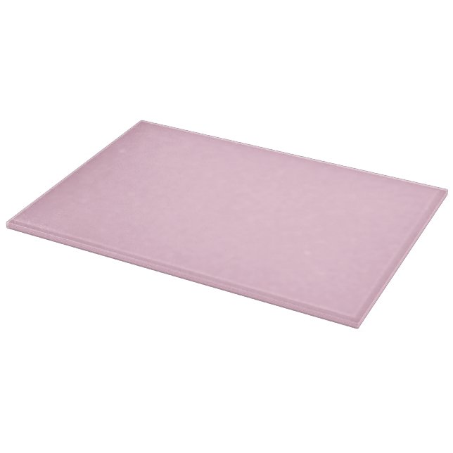 Breast cancer awareness light pink plain cute cutting board (Corner)