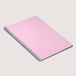 Breast cancer awareness light pink plain cute notebook