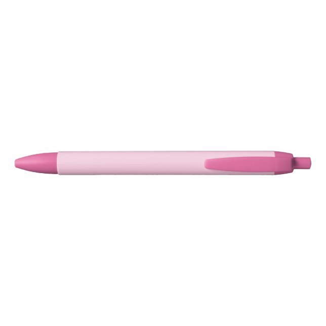 Breast cancer awareness light pink plain cute pen (Back)