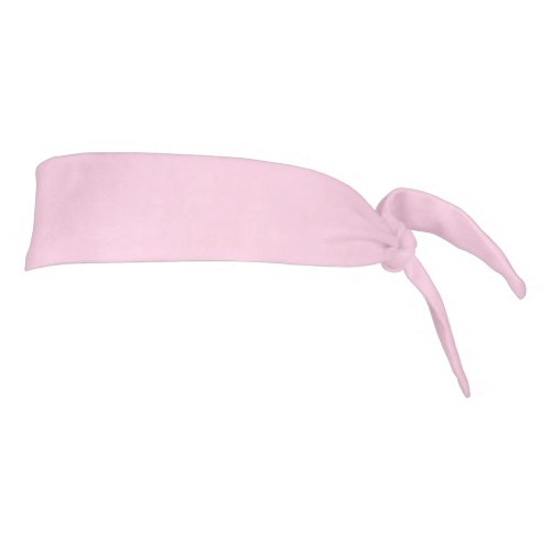 Breast cancer awareness light pink plain cute tie headband