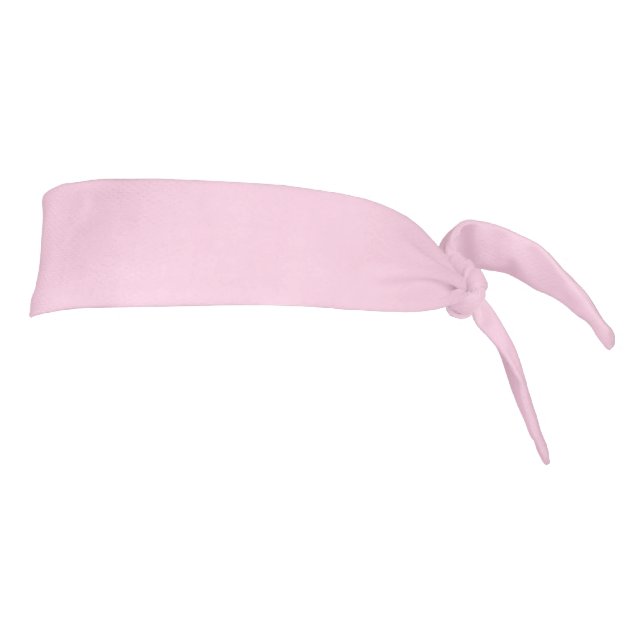 Breast cancer awareness light pink plain cute tie headband (Rotate 90)
