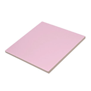 Breast cancer awareness light pink solid color ceramic tile