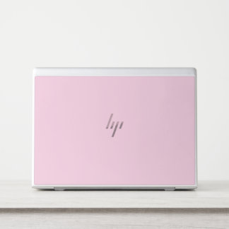 Breast cancer awareness light pink solid color HP laptop skin