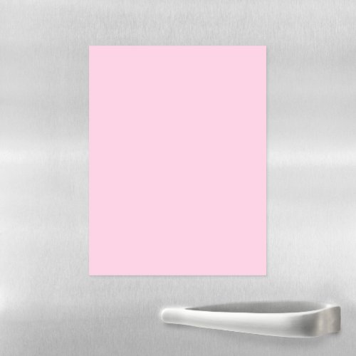 Breast cancer awareness light pink solid color magnetic dry erase sheet