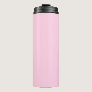 Breast cancer awareness light pink solid color thermal tumbler