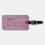 Breast Cancer Awareness Luggage Tag at Zazzle