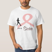 Breast Cancer Awareness Male Runner Shirt