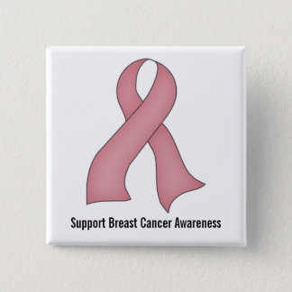 Breast Cancer Awareness (medium pink) Button