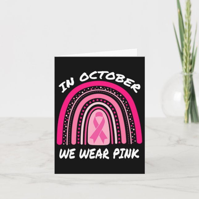Breast Cancer Awareness Mom Women Men Survivor Pin Card (Front)